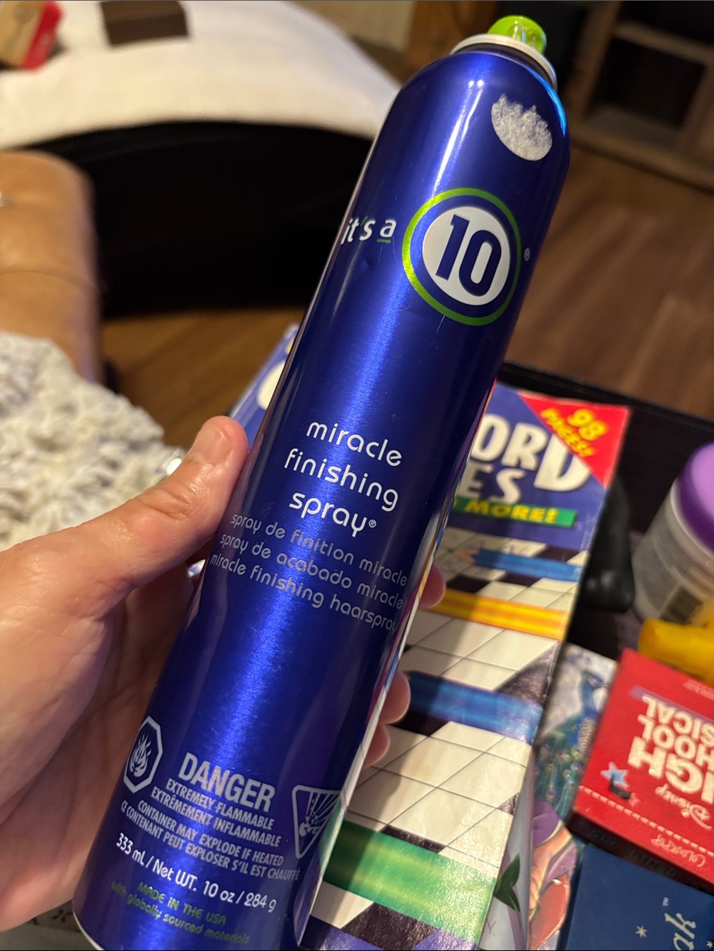 It's a 10 Miracle Finishing Spray - 10 OZ